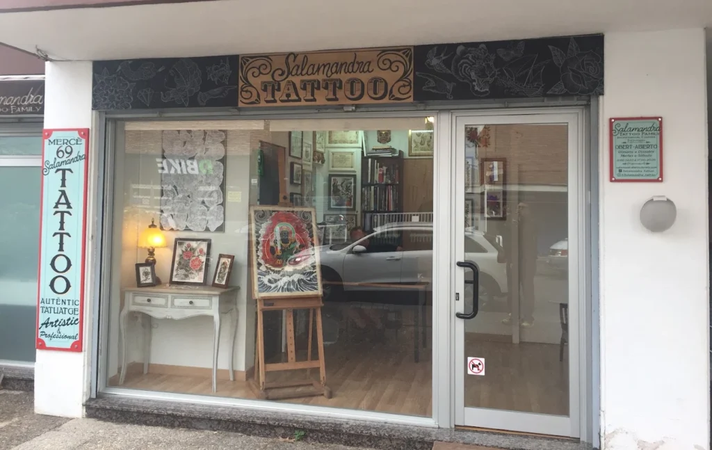estudio salamandra tattoo mataro premià de mar fachada y seleccion mejores estudios